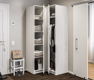 Шкаф угловой Леон СБ-3365