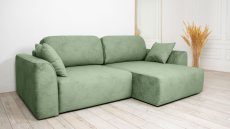 Диваны угловые в гостиную, Диван угловой Trump mini, велюр