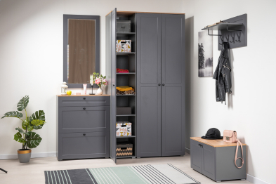 Вешалка Остин 15.12, серый графит