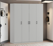 Для одежды, Шкаф четырехдверный Макс 2000 мм, вариант №4 (ЛДСП)