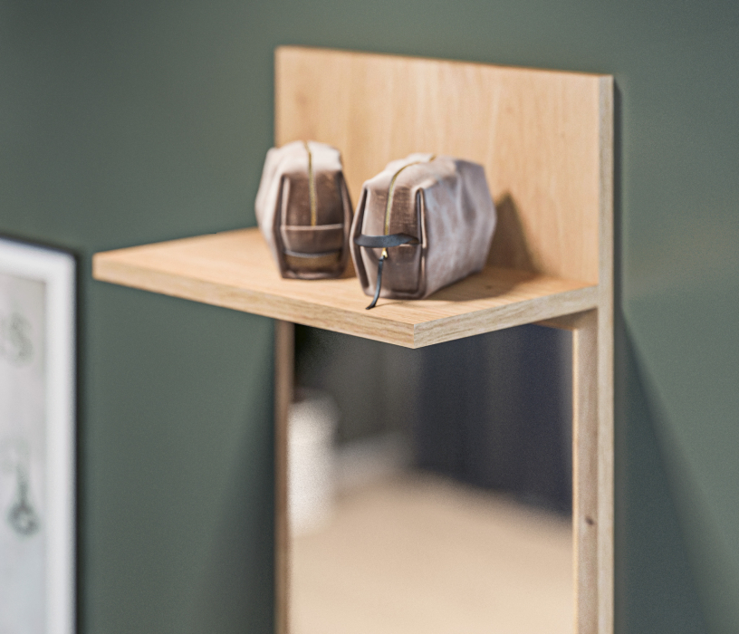 Зеркала в спальню, Зеркало Сидней СБ-2581 Дуб дикий