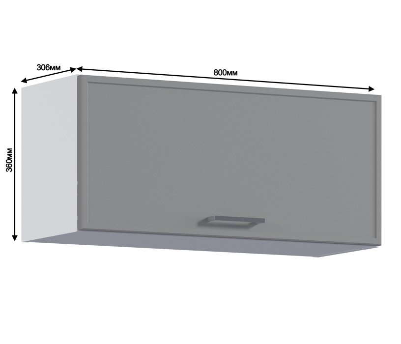 , Мюнхен шкаф 1 дв 80х36 см