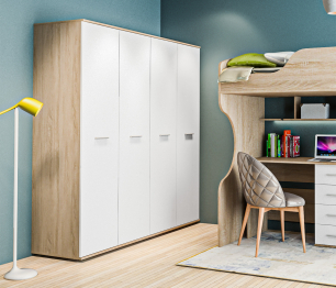 Шкаф 4-х дверный Мамбо