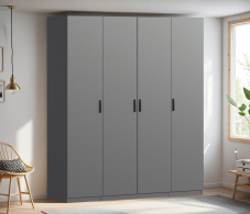 Для одежды, Шкаф четырехдверный Макс 2000 мм, вариант №4 (ЛДСП)