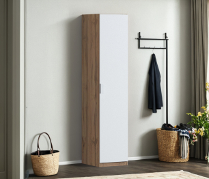 Шкаф однодверный Макс 500 мм, вариант №1 (ЛДСП, дуб вотан)