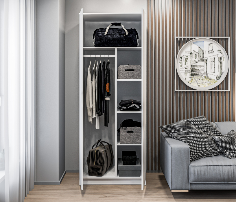 Шкафы распашные, Шкаф 2 дверный Бруклин СБ-3346