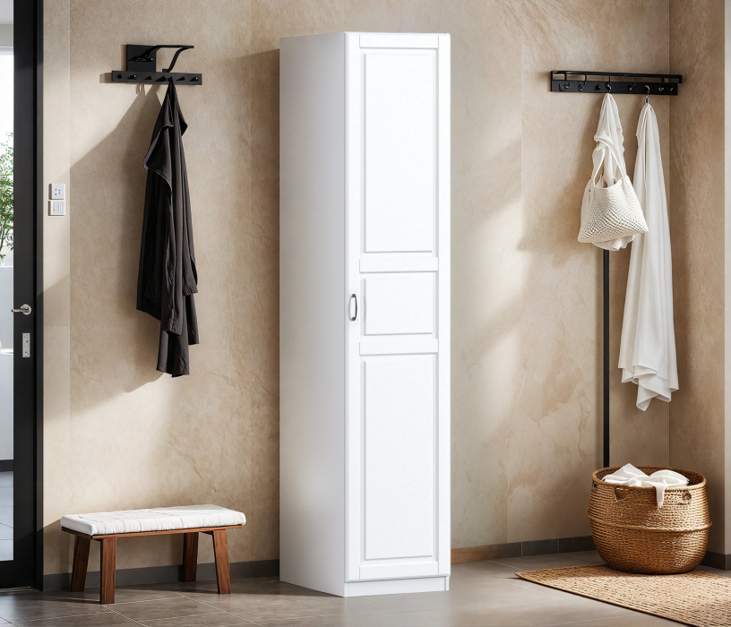 Для одежды, Шкаф однодверный Макс 500 мм, вариант №1 (ЛДСП/МДФ)