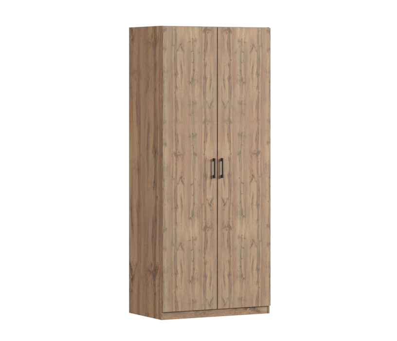 В спальню, Шкаф двухдверный Макс 1000 мм, вариант №5 (ЛДСП, корпус дуб вотан)