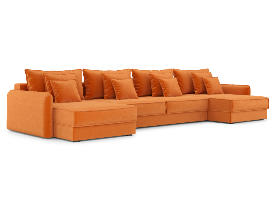 Диваны угловые в гостиную, Диван П-образный Кросби М202