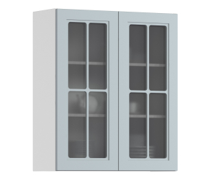 MODERN шкаф навесной со стеклом 2 дв 80х92 см