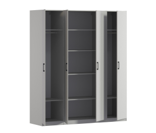 Шкаф четырехдверный Макс 2000 мм, вариант №3 (ЛДСП)