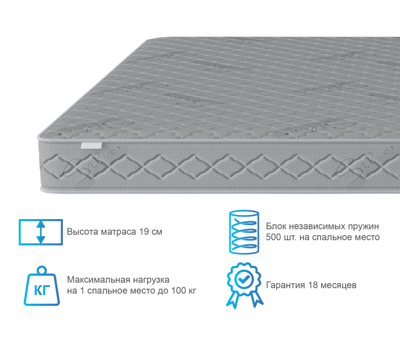 Другие размеры, Матрас Сити - Бормио 1200*2000