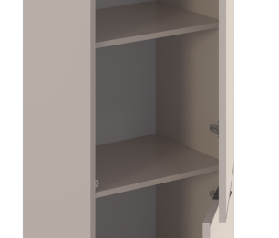 Шкаф-пенал Турин СБ-3568 Кашемир серый/МДФ Кашемир