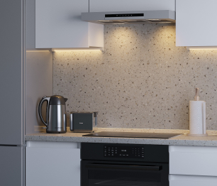 Кухонный гарнитур Леон прямой 210 см, белый