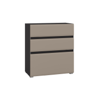 Комоды, Комод Сидней 16.231.03, антрацит, веллюто капучино