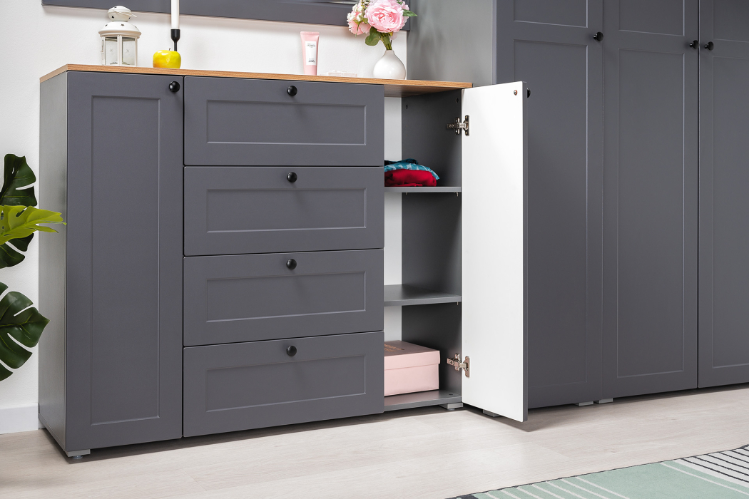 Остин, серый графит